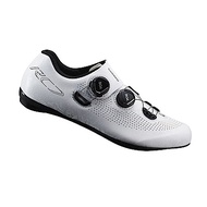 【SHIMANO】RC701 男性公路車競賽級車鞋 寬楦 白色