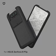 犀牛盾 ASUS Zenfone 8 Flip SolidSuit防摔背蓋手機殼-碳纖維紋路/華碩官方授權開發
