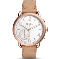 【FOSSIL】Q Tailor 多功能連動式智慧型手錶 FTW1129 玫瑰金 40mm