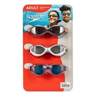 Speedo 成人泳鏡3入組