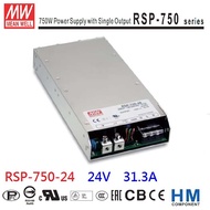 明緯 MW 電源供應器 RSP-750-24 24V 31.3A-HM工業自動化