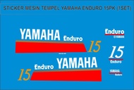 STICKER MESIN YAMAHA ENDURO 15PK
