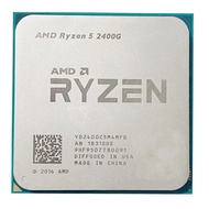 AMD Ryzen 5 2400G R5 2400G 3.6GHz Quad-Core Eight-Thread 65W CPU Processor Socket AM4 with Radeon RX Vega 11, NO FAN