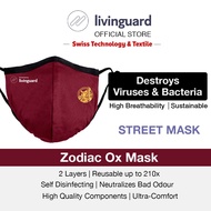 [Zodiac Ox] Livinguard Reusable Antiviral STREET Mask (UNISEX)