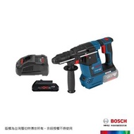 【BOSCH 博世】18V鋰電無碳刷四溝鎚鑽 GBH 18V-26 F 超核心 4.0Ah 單電套組