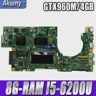 Laptop GTX960M/GTX950M Mainboard Akemy DDR4 Asus New for K501UW K501uq/K501uxm/Mainboard/Ddr4