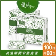 (買1箱送1箱)Livi優活抽取式衛生紙100抽x10包x6袋/箱(共120包)