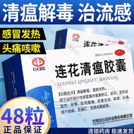 ●﹉◎Lianhua Qingwen capsules 48 anti-influenza Qingwen detoxification Lianhua Qingwen caps