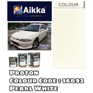 AIKKA PROTON WIRA 16892 PEARL WHITE 2K CAR PAINT