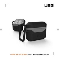 【UAG】AirPods Pro 耐衝擊硬式保護殼V2-黑灰(UAG)