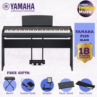 Yamaha P-Series Digital Piano P-125 with Free Piano Stool *Brand New Unit* (P-125/p-125/yamaha p-125/Yamaha P-125/Yamaha P125/Beginner Piano/Digital Piano/Yamaha/Portable Piano)