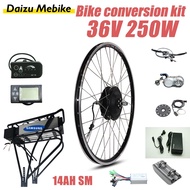 ✼36V 250W Front Rear Wheel Motor Ebike Conversion Kit with Battery 20inch26inch700c 36V 14AH Electri