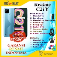 HP BARU REALME C21Y RAM 4/64 GB NEW 100% ORI GRS RESMI INDONESIA TERMURAH