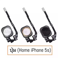 ปุ่มโฮมIphone5,5s ปุ่มHome iPhone5,5s แพรปุ่มHome สายแพรปุ่มโฮม ปุ่มโฮมไอโฟน5s Apple IPhone ของแท้ประกัน 1 ปี