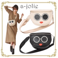 a-jolie Bag Sunglasses Smile Shoulder synthetic leather Very popular in Japan！