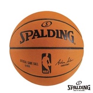 【SPALDING】SPALDING 斯伯丁 NBA真皮比賽用球 籃球(7號)