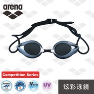 【arena】日本製 競賽款 防霧 炫彩鍍膜 泳鏡 防水 男女通用(AGL1900E)
