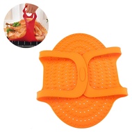 Turkey Lifter Set Silicone with Reusable Ties also Roast &amp; Ham 3Colors and Basting Brush