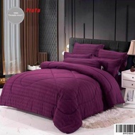 Proyu Cadar Hotel Bedsheet 7 in 1 with Comforter Tebal Size Queen dan King