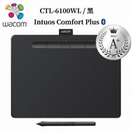 【Wacom】福利品★Intuos Comfort Plus Medium 藍牙繪圖板-黑色(CTL-6100WL/K0-C)