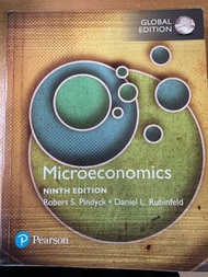 Microeconomics (9 edition Pindyck/Rubinfeld)個體經濟學
