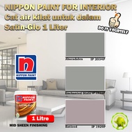Nippon Paint Paint for Interior Satin-Glo 1 &amp; 5 Litre Abacadabra 2034P / Enchanted State 1922P / Enticed 1929P