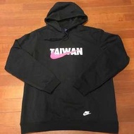 Nike Taiwan 男運動休閒長袖連帽T恤帽T衛衣 台灣Logo百搭基本款 黑白桃紅 中華隊應援 潮流街頭流行 XL