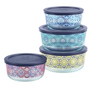 PYREX 玻璃保鮮盒組含蓋共8件組
