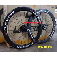 [SG SELLER] LP Litepro S42 Bicycle Wheelset S42 20 Inch 406/451 Rim 100/135 Disc Brake Wheel Rim Folding Bike