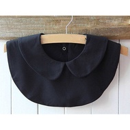 Vintage Boleh Tanggal Lapel Baju Kolar Palsu Kolar Fesyen Hitam Putih Palsu Blaus Wanita Kanak-Kanak Perempuan Pakaian Aksesori Aksesori Pakaian