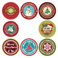 ✤500 stickers/roll Christmas cartoon Christmas day decoration sticker sticker sticker greeting card gift packaging seal