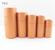 1 Pcs Essential Oil Bottle Paper Box Kraft Paper Tube Paper Can Cardboard Boxes For Tea Packaging Food Storage Box