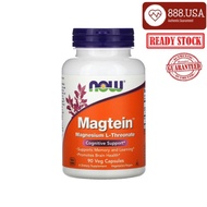 READY STOCK NOW Foods Magtein, Magnesium L-Threonate, 90 Veg Capsules