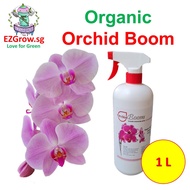 Organic Orchid Boom Liquid Fertiliser RTU Spray 1L Brighter Orchid Flowers Stronger Foliage Enrich Soil Non-toxic
