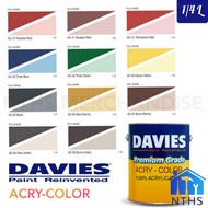 DAVIES 100% Acry-color Tinting Color for Water-based Paint 1/4L