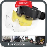 Hot Item Military Airsoft Tactical Goggles Shooting Glasses Motorcycle Windproof Wargame Goggles (J1460-6)
