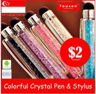 Teacher Day/Door Gift/Quality 2-in-1 Crystal touch/rollerball/stylus Pen for Birthday/Christmas