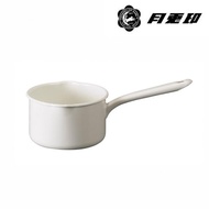 【JIA Inc 品家家品】月兔印 - 琺瑯單手牛奶鍋14cm 白色(1.2L)