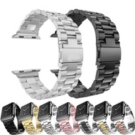 สแตนเลสใหม่สำหรับApple Watch 42mm 38Mm Series 1/2/3สายรัดโลหะสร้อยข้อมือสำหรับApple Watch Series 4 5 6 SE 44มม.40มม.