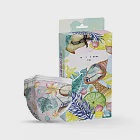 沃康 醫用口罩(未滅菌)(雙鋼印)-成人平面 粉色夏威夷(10入/盒)