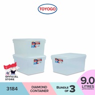 Toyogo 3184 (Bundle of 3) Diamond Container