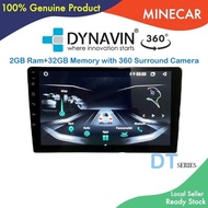 DYNAVIN 2+32GB 9/10 INCH 360 DEGREE CAMERA CAR ANDROID PLAYER DT SERIES