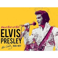 EPPKORARMAP Elvis Presley Poster King of Rock and Roll  Art Print  x  Multicolor