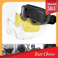 BEST SELLER Military Airsoft Tactical Goggles Shooting Glasses Motorcycle Windproof Wargame Goggles (J1460-6)