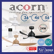 ACORN Fantasia DC Motor 3 Blade Ceiling Fan with 3 Tone LED Light Kit and Remote Control