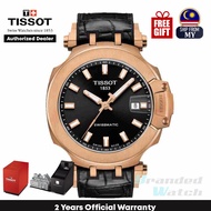 [Official Warranty] Tissot T115.407.37.051.00 Men's T-Race Swissmatic Automatic Rose Gold Rubber Strap Man Watch T1154073705100 (watch for men / jam tangan lelaki / tissot watch for men / tissot watch / men watch)