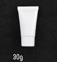 จัดส่งฟรี5-200Ml ขวดพลาสติกนุ่มสีขาวเครื่องสำอางครีมบำรุงผิวหน้าเปล่าหลอดบีบแชมพูโลชั่นขวดเติมได้