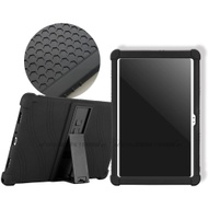 VXTRA 三星 Galaxy Tab A7 2020 10.4吋 全包覆矽膠防摔支架軟套 保護套(黑) T500 T505 T507