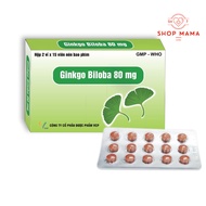 Active Blood Ginko Biloba 80mg (~ Tanakan) - Enhances Brain Function, Prevents Stroke