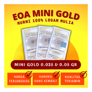 EMAS 24 KARAT 100% MURNI / LOGAM MULIA 0.025GR 0.05GR BISA COD / EOA GOLD